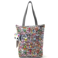 浅紫色快乐美食2432 LeSportsac力士保2021时尚Tokidoki联名手提包潮流印花托特包2432
