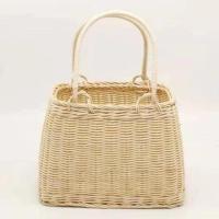 T16 大 东方家 设计款 印尼藤手提花篮家居装饰收纳花艺师专用花篮T16