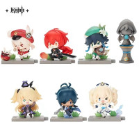 随机1个[盒装] [10厘米,送运费险] 原神周边手办可莉芭芭拉温迪卢克玩偶人偶摆件公仔米哈游玩具盲盒