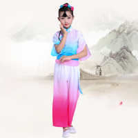 衣服+配饰 120 月愿舞蹈演出服第九届小荷风采儿童月愿手鼓古典舞秧歌服表演服装