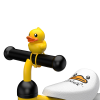 小黄鸭车铃LD-9001 乐的小黄鸭护膝轮滑软护具儿童平衡车自行车滑板骑行头盔防护套装