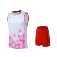 单短裤(留言备注颜色) M 桃田贤斗羽毛球服套装日本国家队大赛服无袖羽毛球服速干男上衣