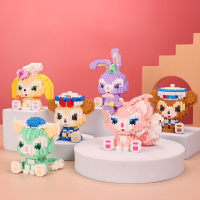 玲娜贝儿一家 玲娜贝儿屋乐高积木高难度巨大型迪士尼城堡女孩系列礼物拼装玩具