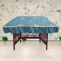 吉祥鹿蓝 夹棉布 402\405扬琴罩 扬琴罩防尘罩402/405夹棉加厚星海杨琴套乐器配件保护套盖布洋琴