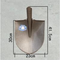 锰钢尖锹(不含杆) 户外铁锹农用锰钢加厚铁锨挖沙工具军工铲车用铁铲木柄小号锹铲子