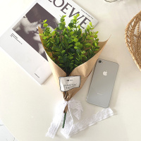 尤加利 牛皮纸 ins韩风郁金香小花束伴手礼生日礼物仿真花家居软装搭配向日葵