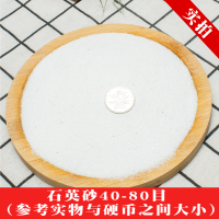 造景沙40-80目[5斤装] 干燥拍摄 鹅卵石天然彩色透气石子多肉铺面盆栽花盆庭院造景装饰白色小石头