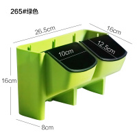 绿 16cm 园林背景植物墙垂直绿化室内外阳台壁挂花篮创意组合挂墙装饰花盆