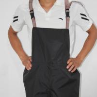 深灰色背带裤 均码 背带雨裤防水裤水产冷冻厂男加肥加大连体户外加厚双层吊带雨裤厚