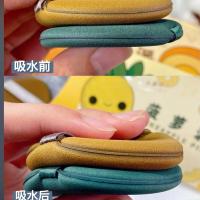 散粉扑*1 妖制蛋黄派菠萝派气垫粉扑化妆散粉朴粉饼粉底液海绵干湿两用柔软