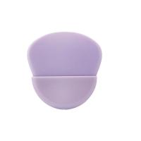 淡紫色1片 送收纳盒1个 其它材质 硅胶面膜刷涂面膜刷子泥膜专用刷涂抹式脸部水疗硅胶头面膜扫便携
