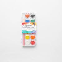 12色 其他颜色数 三年二班の固体水彩颜料套装36色可水洗安全画笔套装初学者水粉饼