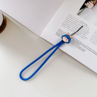 短款手链-小女孩 克莱因蓝卡通樱桃糖果小熊手机挂绳挂脖绳个性手机链防摔挂件挂手