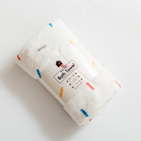 白色 145x80cm 日本品牌菠萝格家用浴巾吸水速干不掉毛轻量柔软成人女学生宿舍