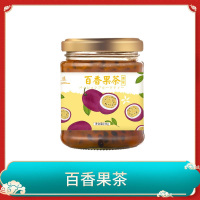 百香果茶 食光秘蜜蜂蜜果味茶果酱茶青提芦荟柠檬柚子茶水果果粒冲饮240g瓶