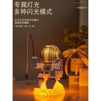 垂钓发光宇航员 送工具 迪士尼玲娜贝儿笔筒乐高积木男女孩系列圣诞礼物微小颗粒星黛露