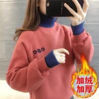 铁锈红加绒(哺乳款) S 哺乳衣秋冬外出时尚辣妈款外穿加绒加厚喂奶上衣打底衫卫衣女装潮