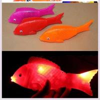 明黄色 电动摇摆鱼1条 官方标配 金鱼玩具电动摇摆摆鱼玩具仿真电动鱼发光会跑小鱼玩具发条摇摆鱼