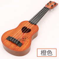 (35厘米)橙色尤克里里+乐谱 尤克里里儿童可弹奏迷你小吉他玩具男孩女孩宝宝初学者音乐乐器