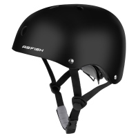 哑光黑 S 儿童自行车滑板头盔男女童护具套装平衡车骑行安全帽夏季小孩宝宝