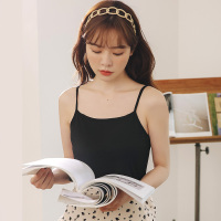 活性黑 M 哺乳背心吊带内衣夏季薄款哺乳装外出时尚喂奶上衣打底衫t恤夏装