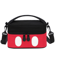 小眼睛单层背奶包 背奶妈咪包上班装备冷藏双边吸奶器收纳保温袋蓝冰母乳储奶妈咪包