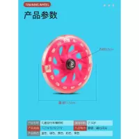 单独轮子一对无礼包颜色备注 [ 默认黑色] 儿童自行车辅助轮子加厚通用闪光童车配件大全14 16 20寸小孩单车