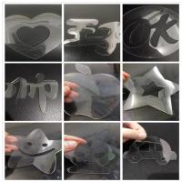 自选图案{两个送双面胶一卷} 婴儿儿童理发模具设计图案发型雕刻造型辅助模具可以多次反复使用