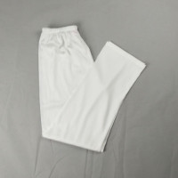 白色 女 S 冰丝睡裤女长裤夏秋季睡裤男士丝绸长裤防蚊裤秋空调裤大码家居女