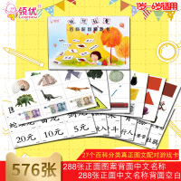领优 杜曼儿童早教右脑认知图片百科闪卡配对记忆游戏卡片576张