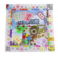 大富翁-世界之旅款 儿童经典正版大富翁游戏棋中国世界之旅休闲益智桌游玩具