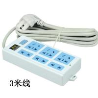 611 3米线 蓝河611插排插座接线板排插 电源插线板拖线板插板6位