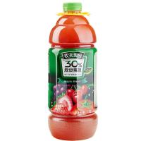 胡橙2瓶 酒红色 临期农夫山泉农夫果园30%混合果蔬汁菠萝芒果番茄胡萝卜1.8L*2瓶