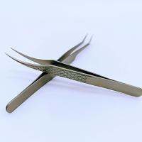 直镊 钛合金镊子嫁接睫毛镊子直镊金羽夹海豚镊子高精密久不累手开花镊