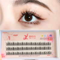 尖尾款 8mm 悠亦诗假睫毛女自嫁接A型毛鱼尾单簇自然仿真朵毛仙女毛夹心鱼尾