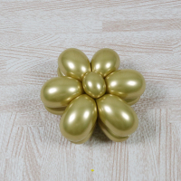 金属260铬金色 100个 金属铬金色260长条气球 高端大丽花制作材料 生日派对求婚告白