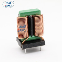 2mH 20A 立式 SQ3324 共模电感 2mH 10mH SQ3324 立式扁铜线电源EMC滤波磁环形电感线圈