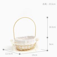 见描述 特大 藤编竹编手提花篮鲜花插花篮子室内装饰摆件收纳筐水果篮婚礼伴手