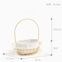 见描述 特大 藤编竹编手提花篮鲜花插花篮子室内装饰摆件收纳筐水果篮婚礼伴手