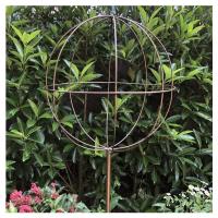 白色小号50cm2只脚可爱款,适-H 中等 棒棒糖花架风车茉莉牵引花盆支架户外铁艺大号稳固法国香水攀爬架