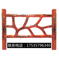 白色 水泥钢筋混凝土仿藤护栏仿木护栏仿木栅栏仿树枝栏杆仿枯木栏杆