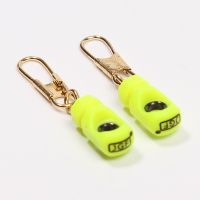 黄色( 两粒装) 阿波连接器长标全游动轨道外挂立漂外挂连接环浮漂扣海钓配件