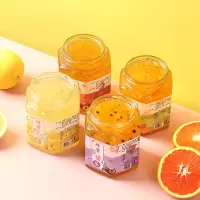 柚子茶+百香果茶+蜜桃乌龙茶 良品铺子蜂蜜柚子茶柠檬百香果味茶冲饮罐装泡水喝冲泡饮品果茶酱