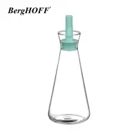 薄荷绿600ml BergHoff贝高福Leo系列厨房家用玻璃油壶醋酱油瓶调料瓶防漏控油