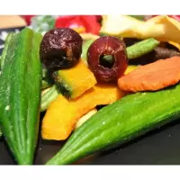 非油炸综合果蔬干蔬菜干香菇脆秋葵脆水果干250克
