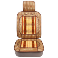 凉席竹片(米色)标准版单座1个 上汽大通v80座套v90依维柯宝迪专用3567座汽车凉垫凉席竹片座套