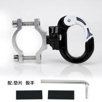 O型挂钩+管架—黑色 电动车挂钩前置免打孔小牛电瓶车自行车通用挂物勾摩托车头盔挂钩