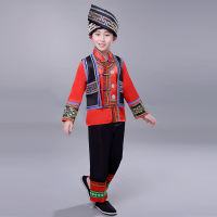 款式1 110 三月三少数民族服装广西儿童壮族瑶族土家族土家族苗族舞蹈演出服