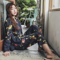 套装-夜来香花语 M〔建议85-115斤 〕(优选棉质舒适系列) 林梦世家月子服福袋春秋哺乳喂奶衣产后产妇夏薄款孕妇睡衣