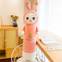 粉色 50厘米[收藏订阅送小礼物] 兔子毛绒玩具抱枕长条枕头可爱床上抱着安抚睡觉玩偶儿童生日礼物